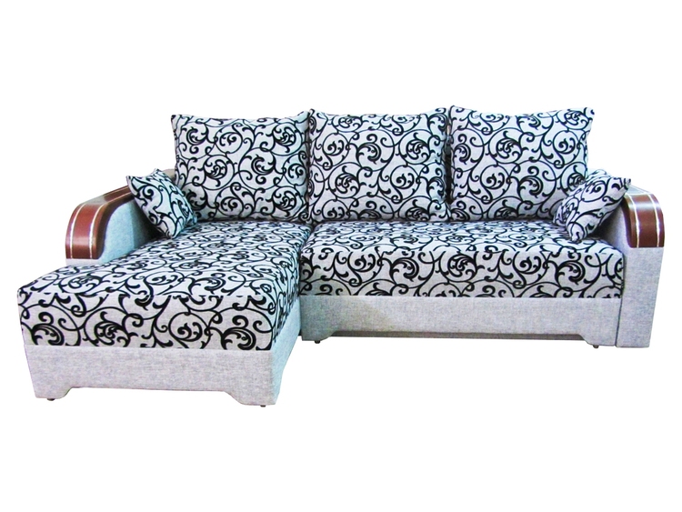 Угловой диван Каламбур 3 с накладными подлокотниками в Ялте