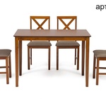 Обеденный комплект эконом Хадсон (стол + 4 стула) в Ялте